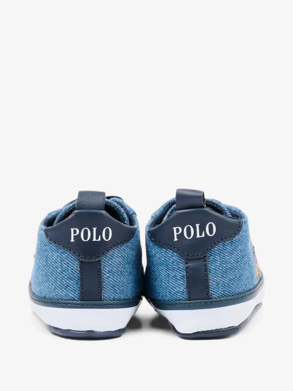 Кроссовки с закругленным носком POLO RALPH LAUREN KIDS, синий — фото 3