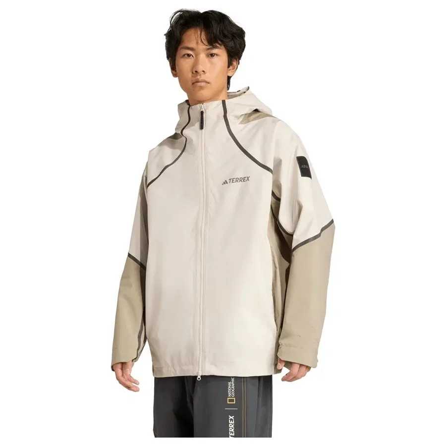 Куртка с длинным рукавом adidas NG CP HD JKT KC2342, Бежевый — фото 3