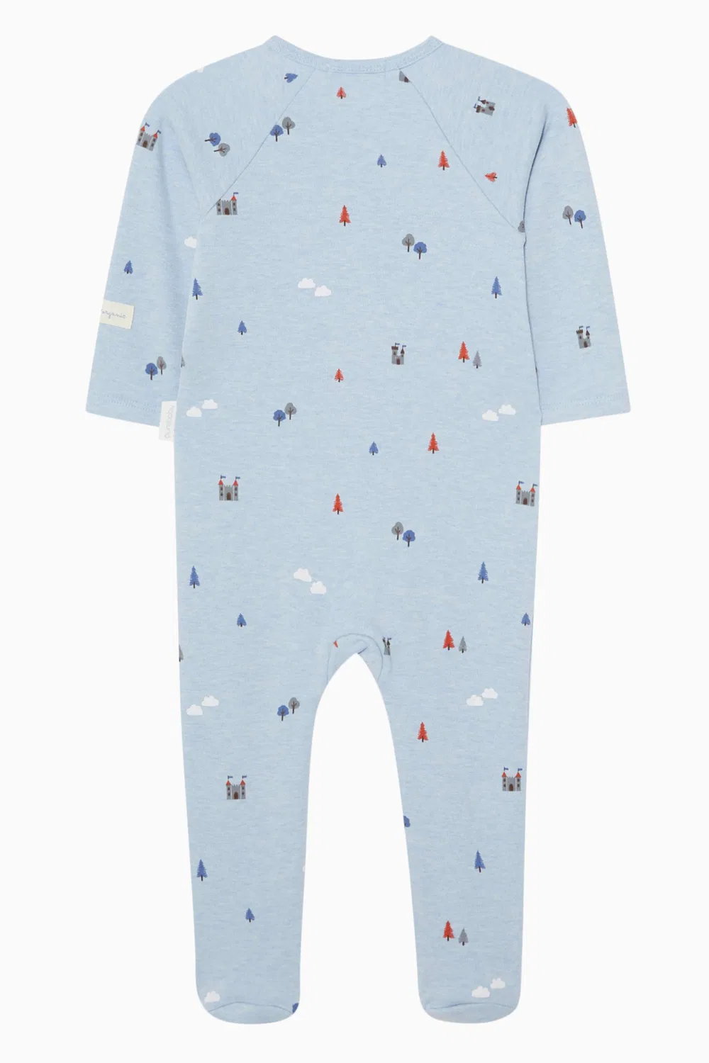 Purebaby Комбинезон на молнии из органического хлопка Blue — фото 2