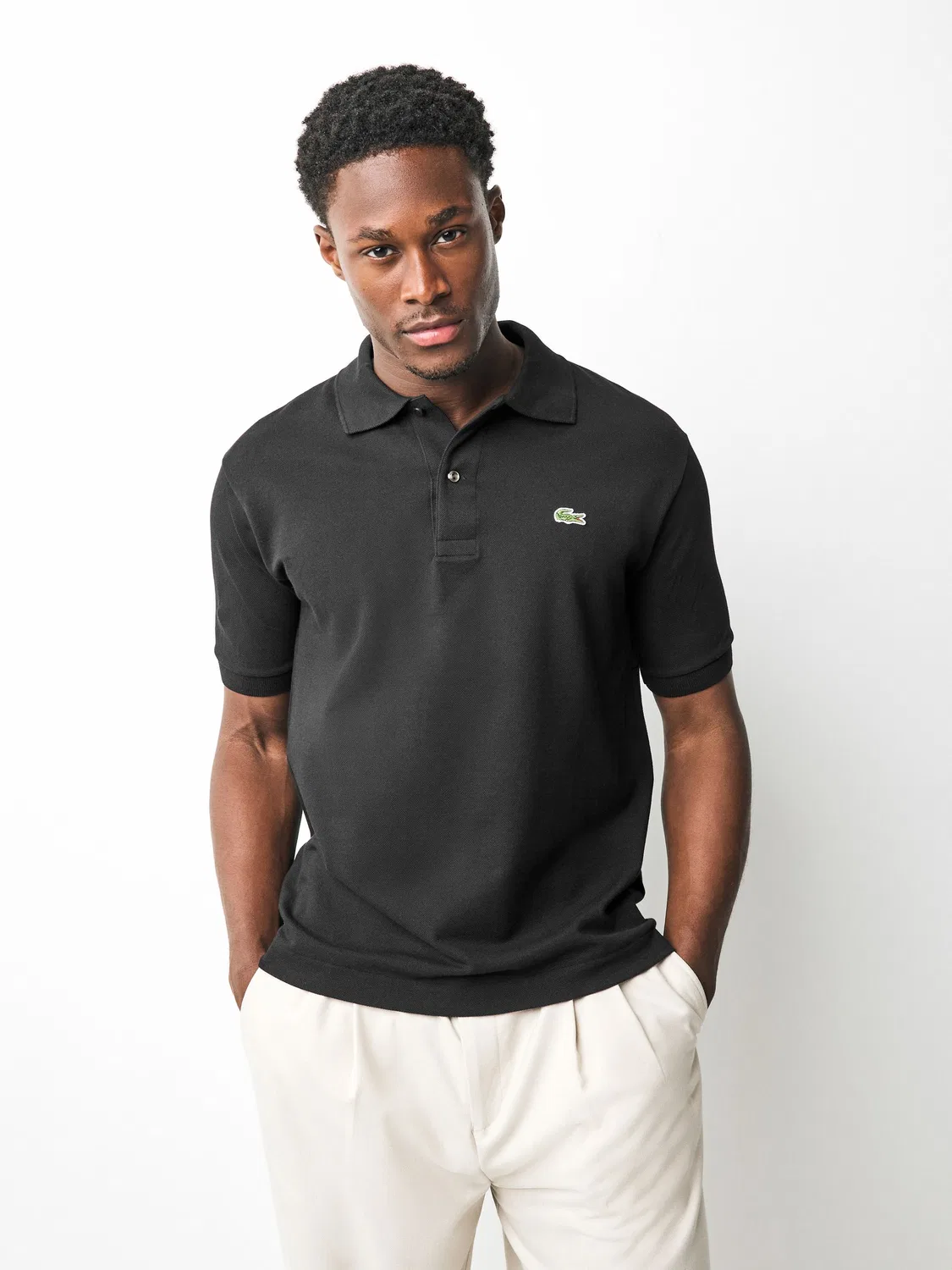 Поло Lacoste L.12.12 Black Chrome