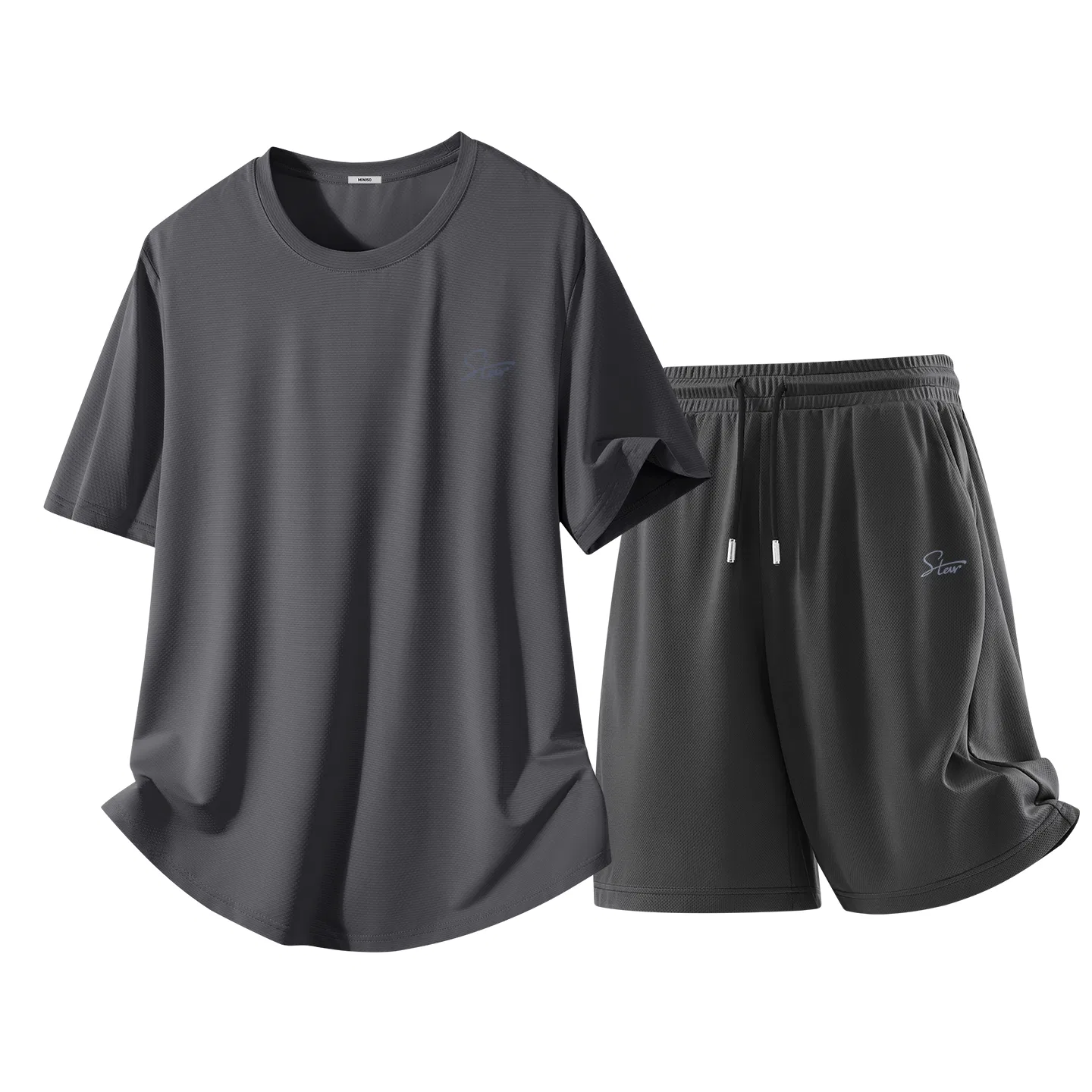 Спортивный костюм детский с принтом MINISO, Dark Gray+Dark Gray