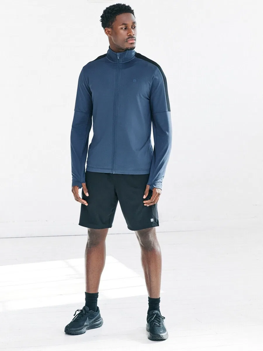 Толстовка на молнии Next Athletic, сапфировый, темно-синий цвета — фото 4