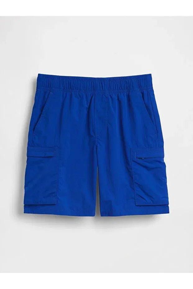 Детские шорты для мальчиков карго с быстросохнущей ткани Gap, Cobalt Blue — фото 2