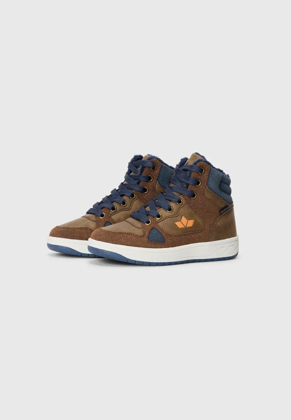 Colden - высокие кроссовки Lico, Brown/Navy/Orange — фото 2