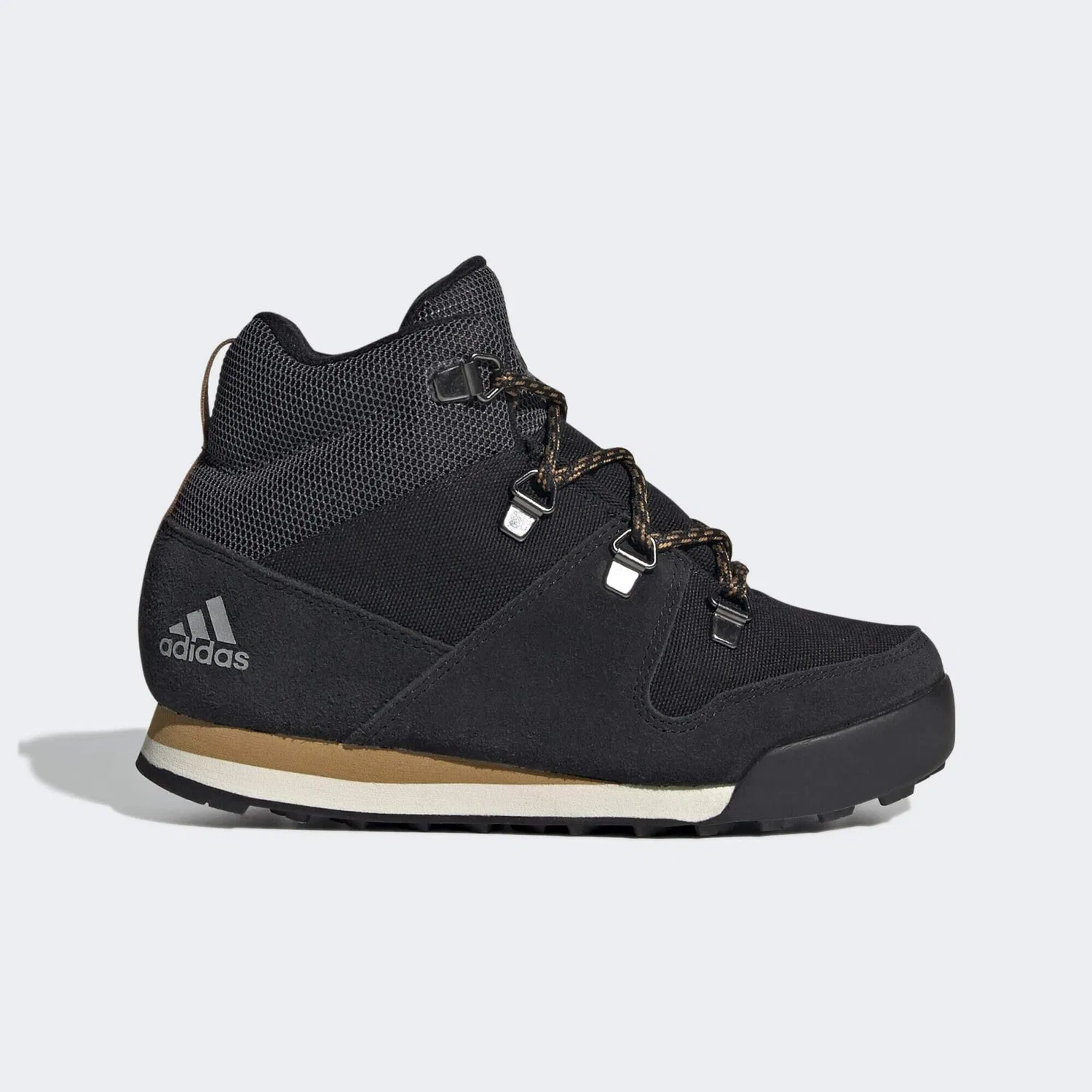 Детские зимние ботинки с утеплителем TERREX Climawarm Snowpitch Winter Schuh Adidas, Schwarz Braun — фото 2