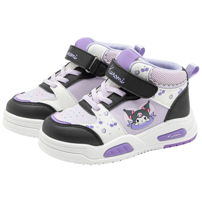 Детские кроссовки для скейтбординга с принтом Sanrio Kuromi Collection Sanrio, Purple/White — фото 4