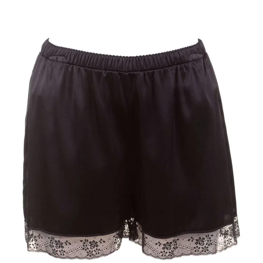 Женские пижамные шорты из шелка Dolce & gabbana, Black