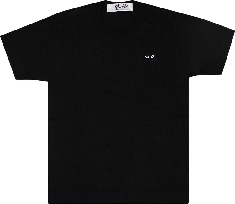

Футболка Comme des Garçons PLAY Heart T-Shirt 'Black', черный