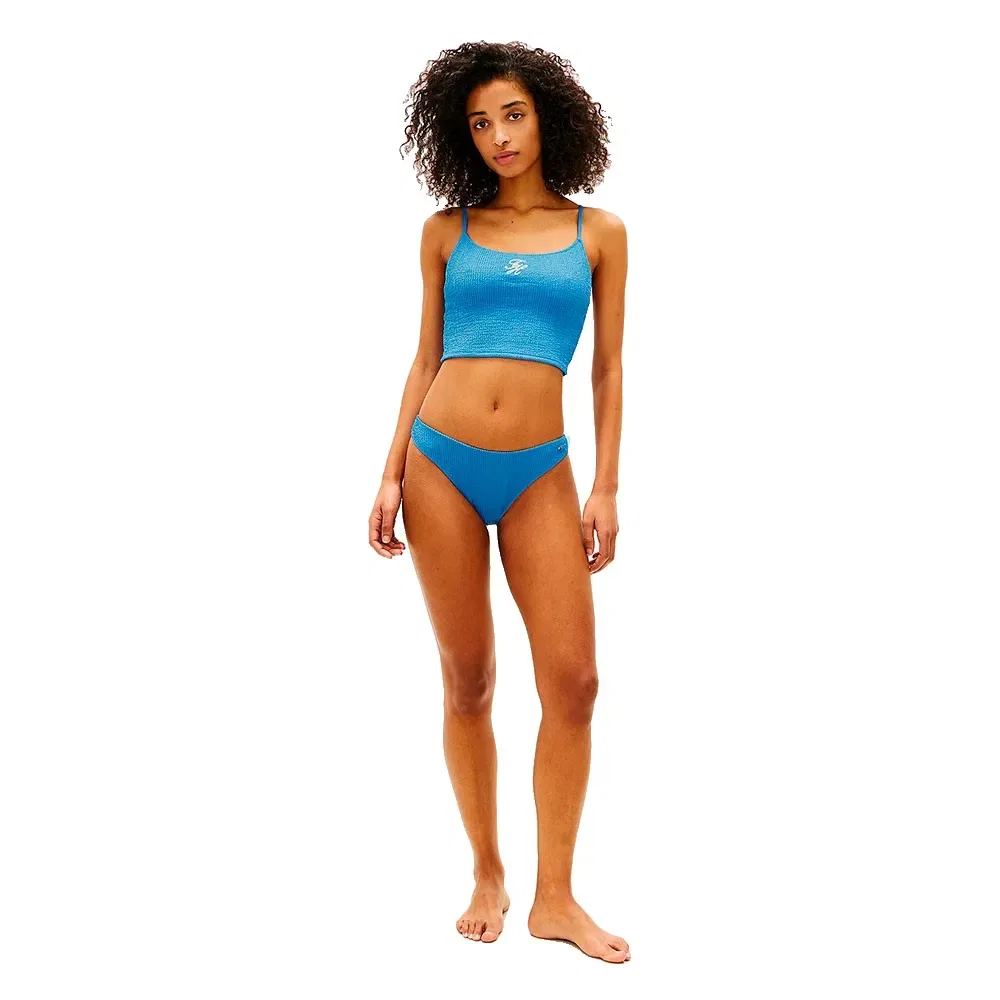Женские плавки бикини с высокой посадкой UW0UW06403 Tommy hilfiger, Blue — фото 4