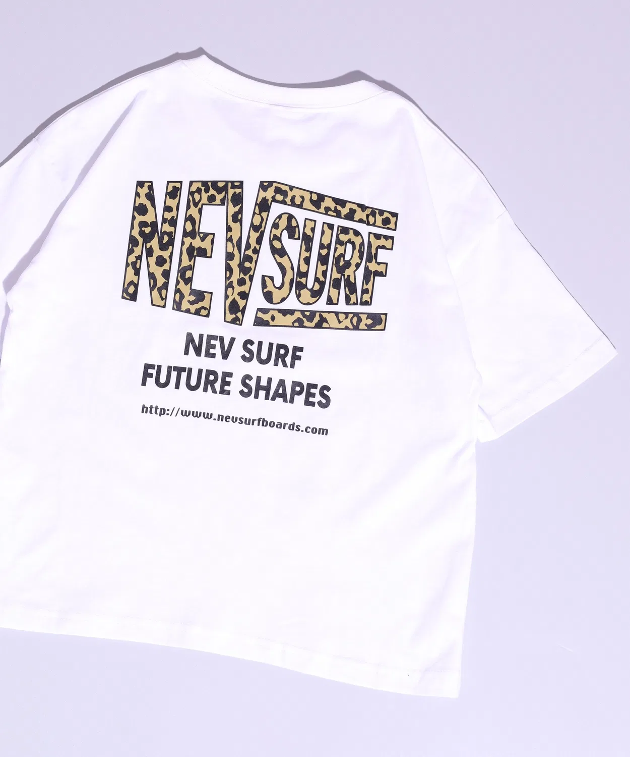 Детская футболка с контактной прохладой оверсайз с принтом NEVSURF FUNALIVE, White — фото 2