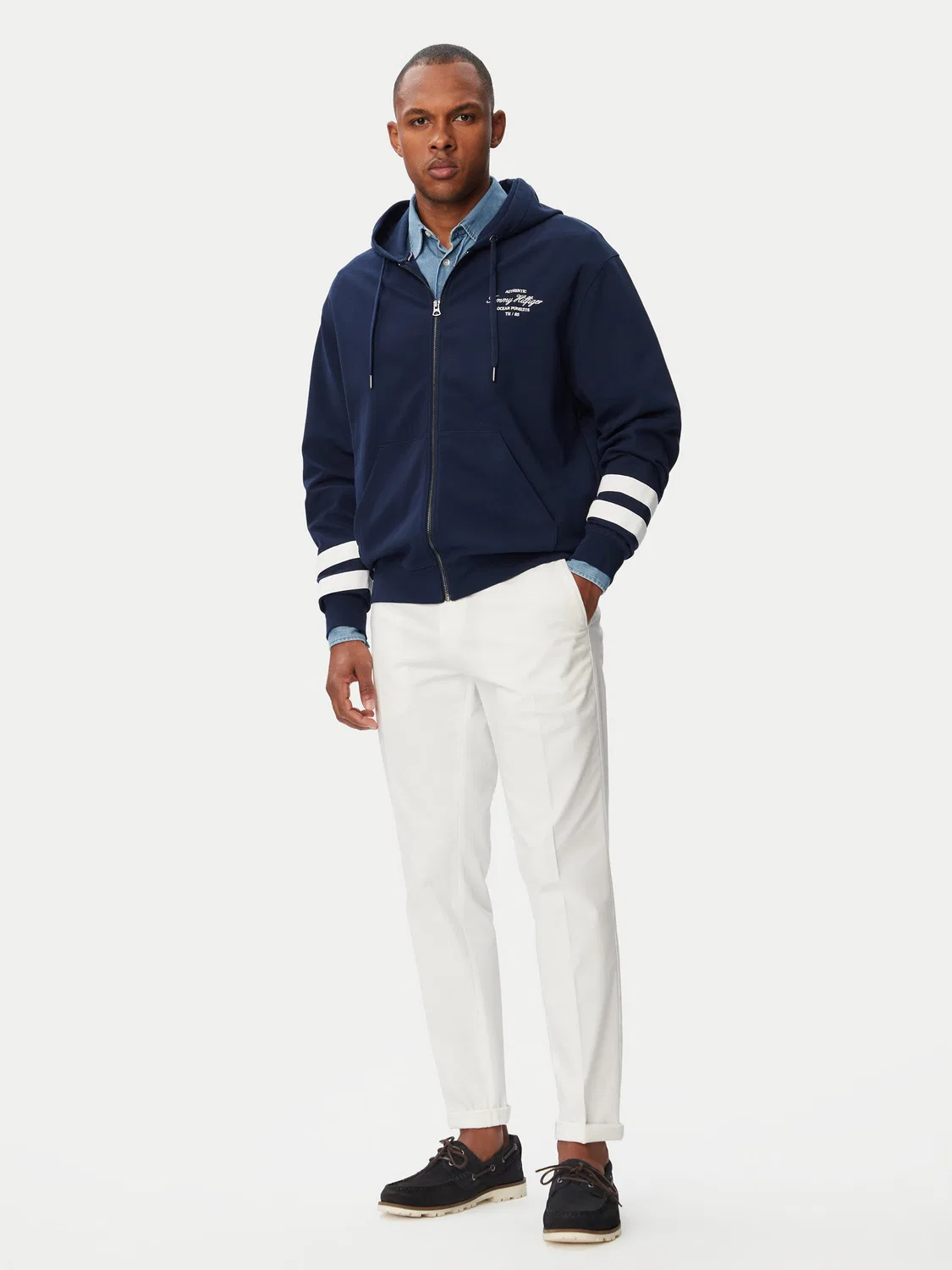 Мужская толстовка стандартного кроя Nautical Tommy Hilfiger, темно-синий — фото 2