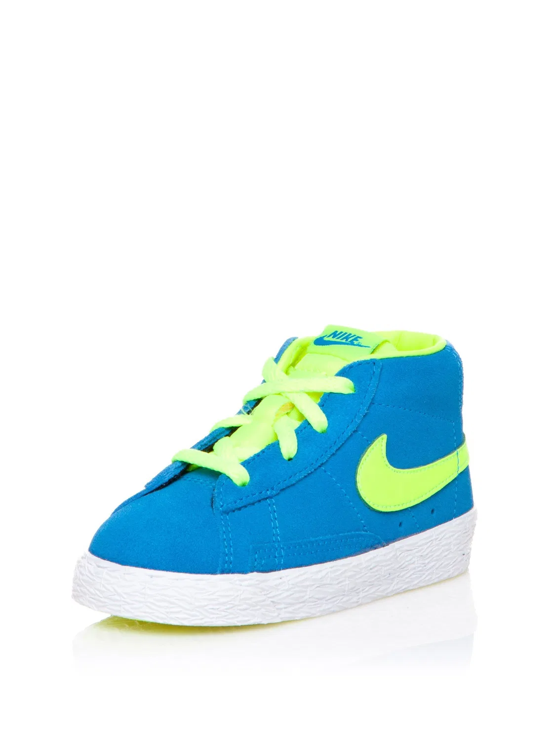 Детские кроссовки для мальчиков с кожаным верхом Mid Vintage Blazers NIKE, Clear Sky Blue