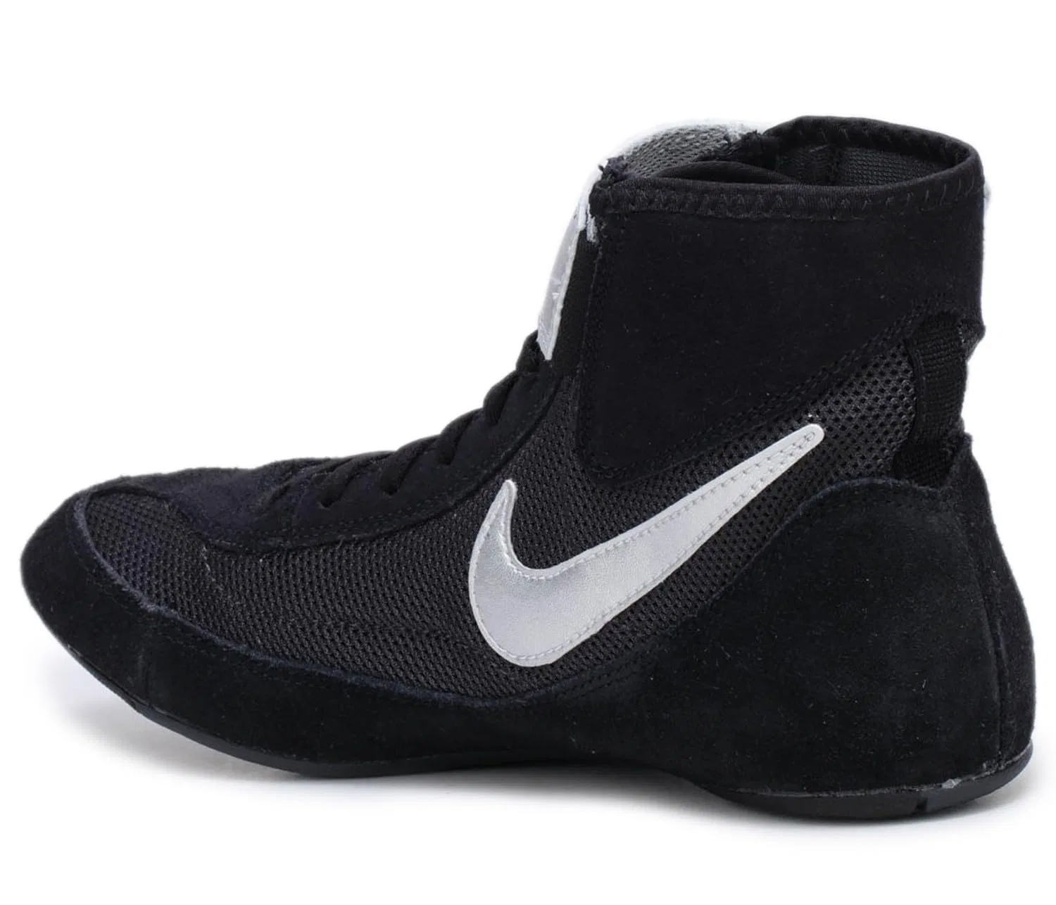 Детские кроссовки для мальчиков с длинным шнурком Air Jordan 2 Retro Bg NIKE, Black White Black — фото 4