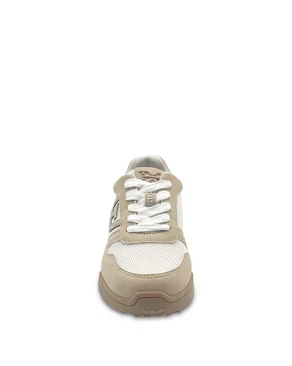 Детские кроссовки для девочек со спортивным дизайном Lenny Lee Sam Edelman, Tan — фото 4