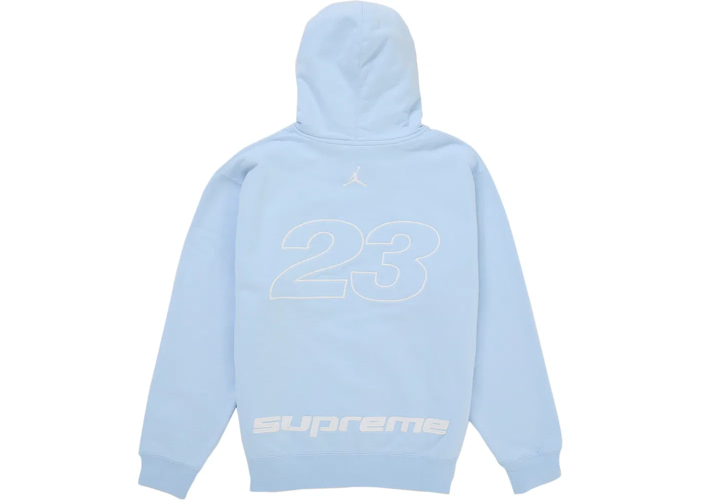 Мужской худи с принтом Supreme Jordan SS26 Supreme, Light Blue — фото 2