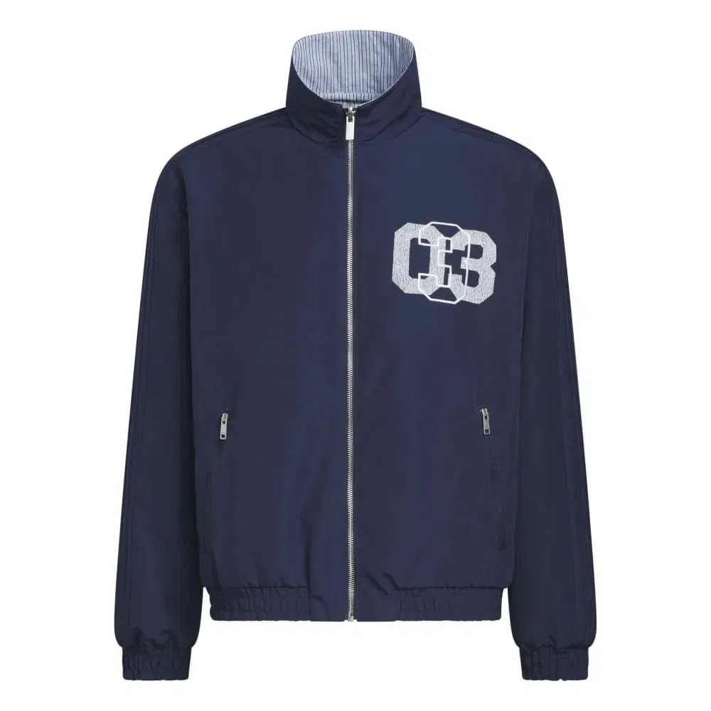 Мужская куртка с фирменным принтом Firebird Adidas Originals, Blue — фото 3