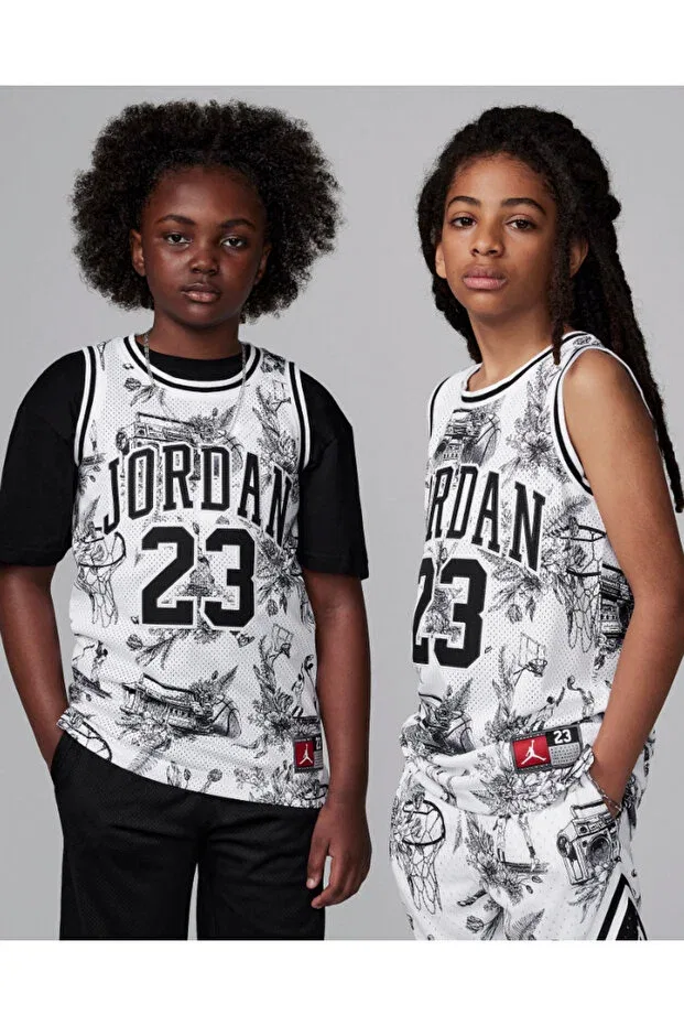 Детская футболка с принтом Jordan 23 Aop Jersey Nike, W1x