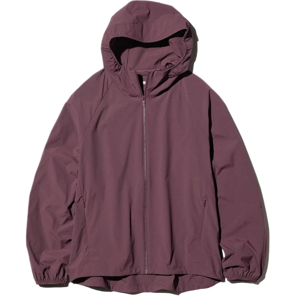 Женская куртка с капюшоном Burgundy UNIQLO, Burgundy