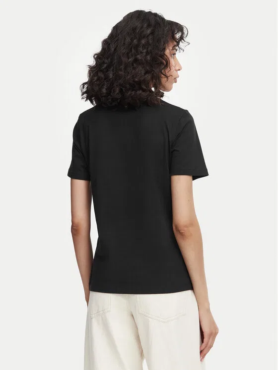 Футболка regular fit Script Tommy Hilfiger, черный — фото 3