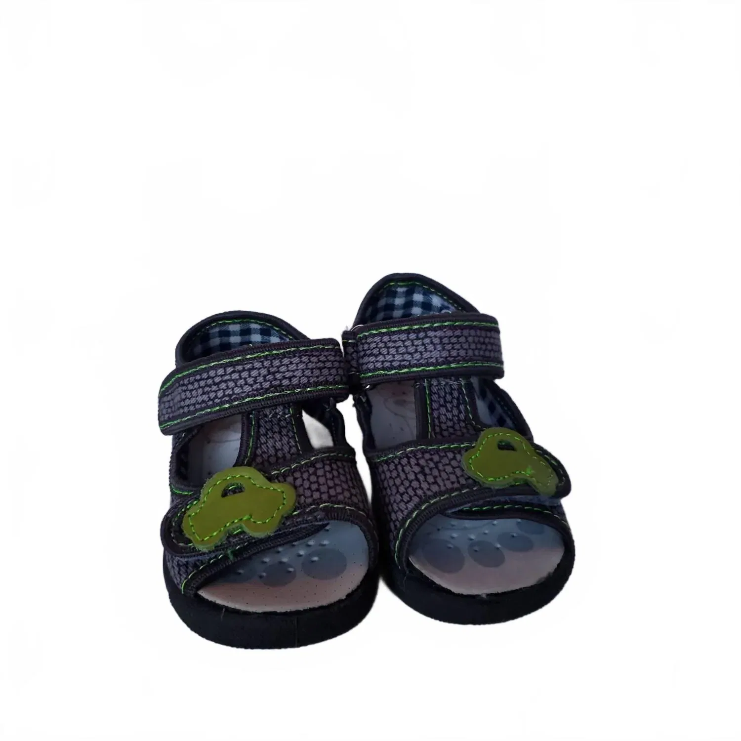 Детские сандалии для мальчиков на липучках с ортопедической стелькой Renbut Shoes, Light Grey/Dark Grey
