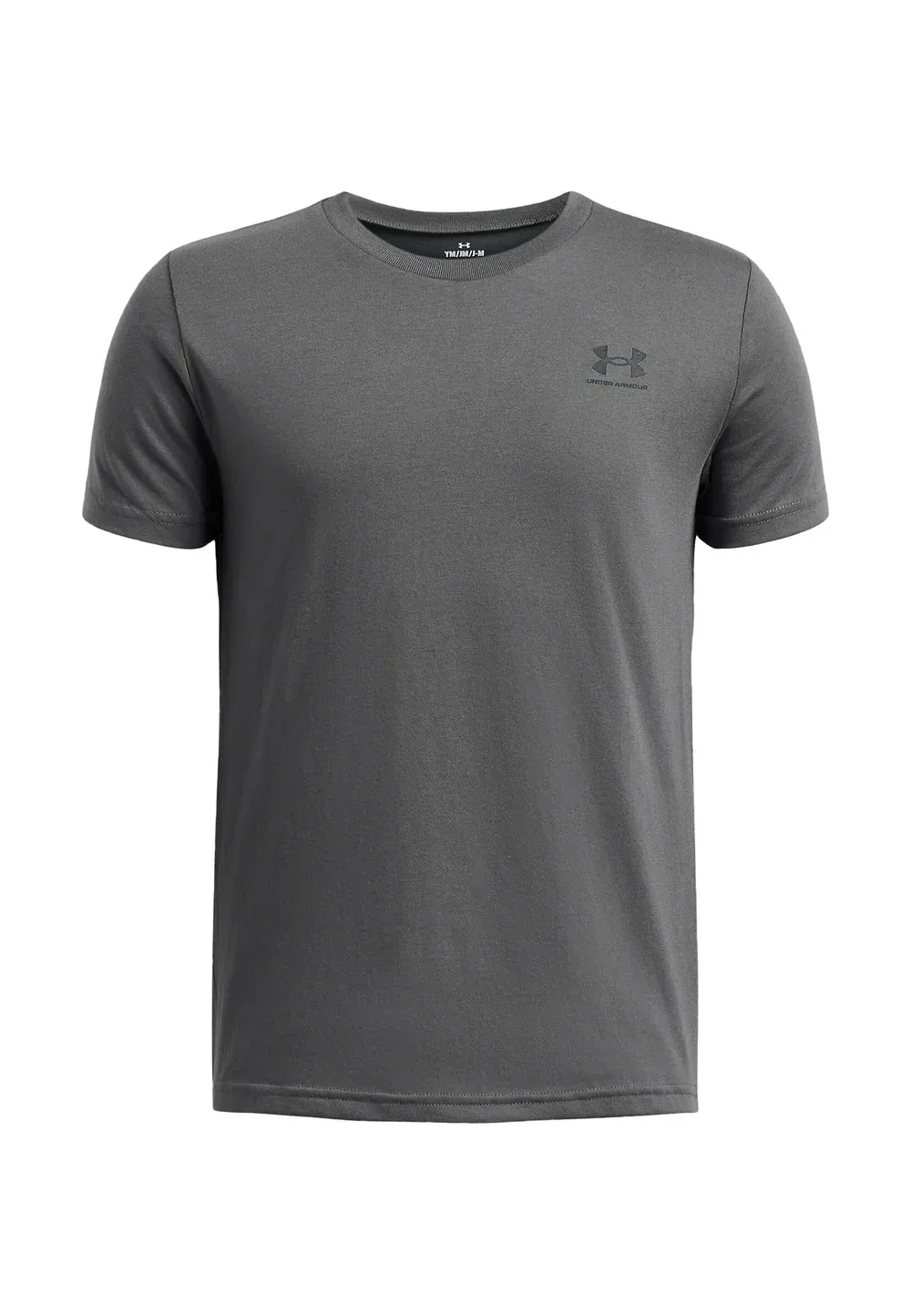 Спортивный стиль - базовая футболка Under Armour, Pitch Gray — фото 4
