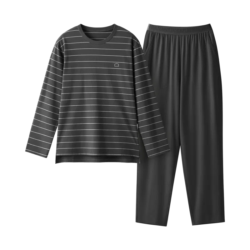 Детский комплект пижам BANANA IN, Yin Gray Stripes