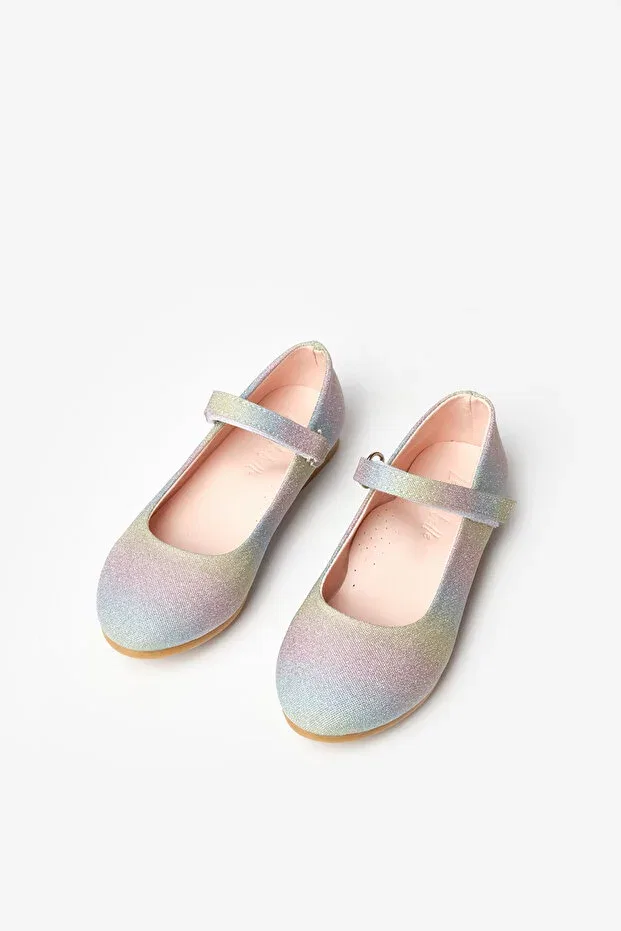 Детские балетки для девочек с блестками Le Mabelle, Multicolor