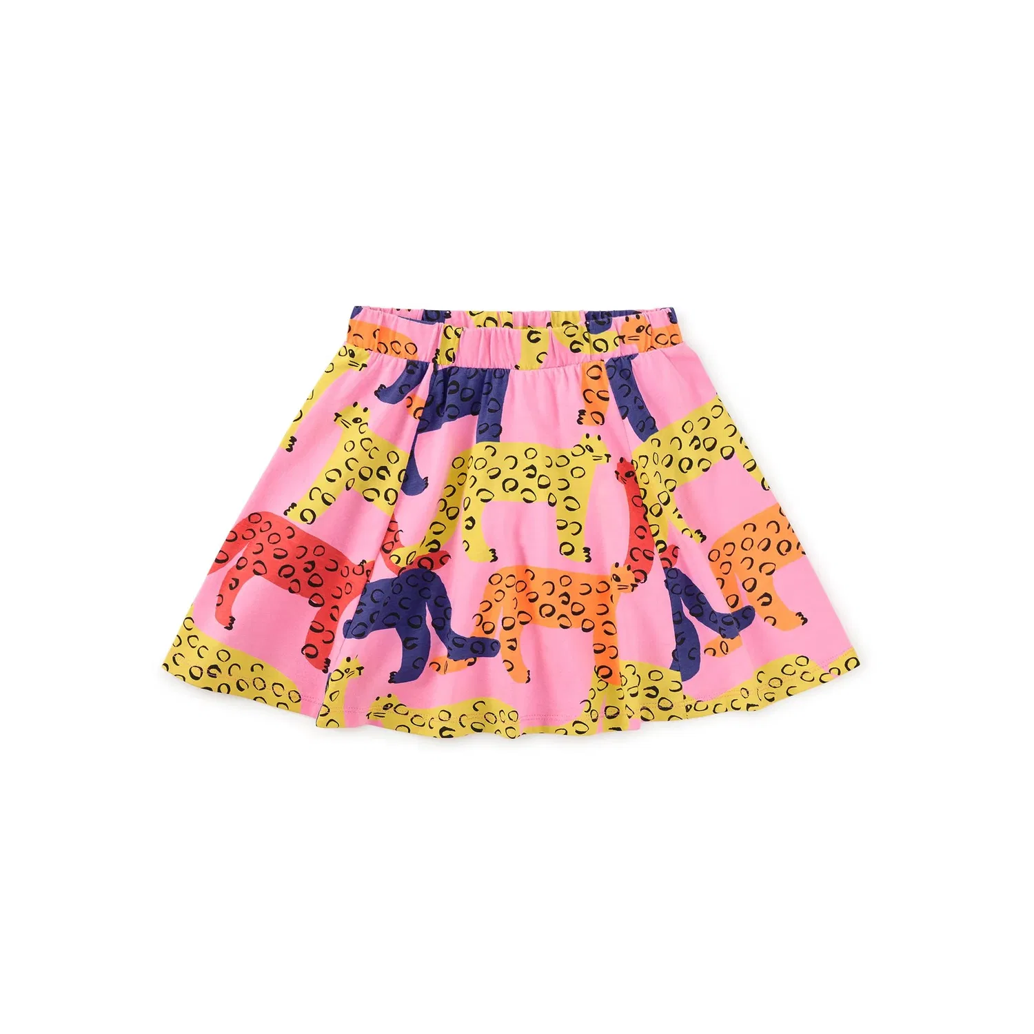 Детская юбка-шорты с эластичным поясом Twirl Skort Tea Collection, Bright Jaguars