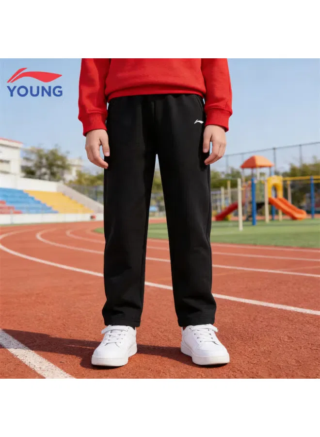 Штаны детские хлопковые прямые Li-Ning