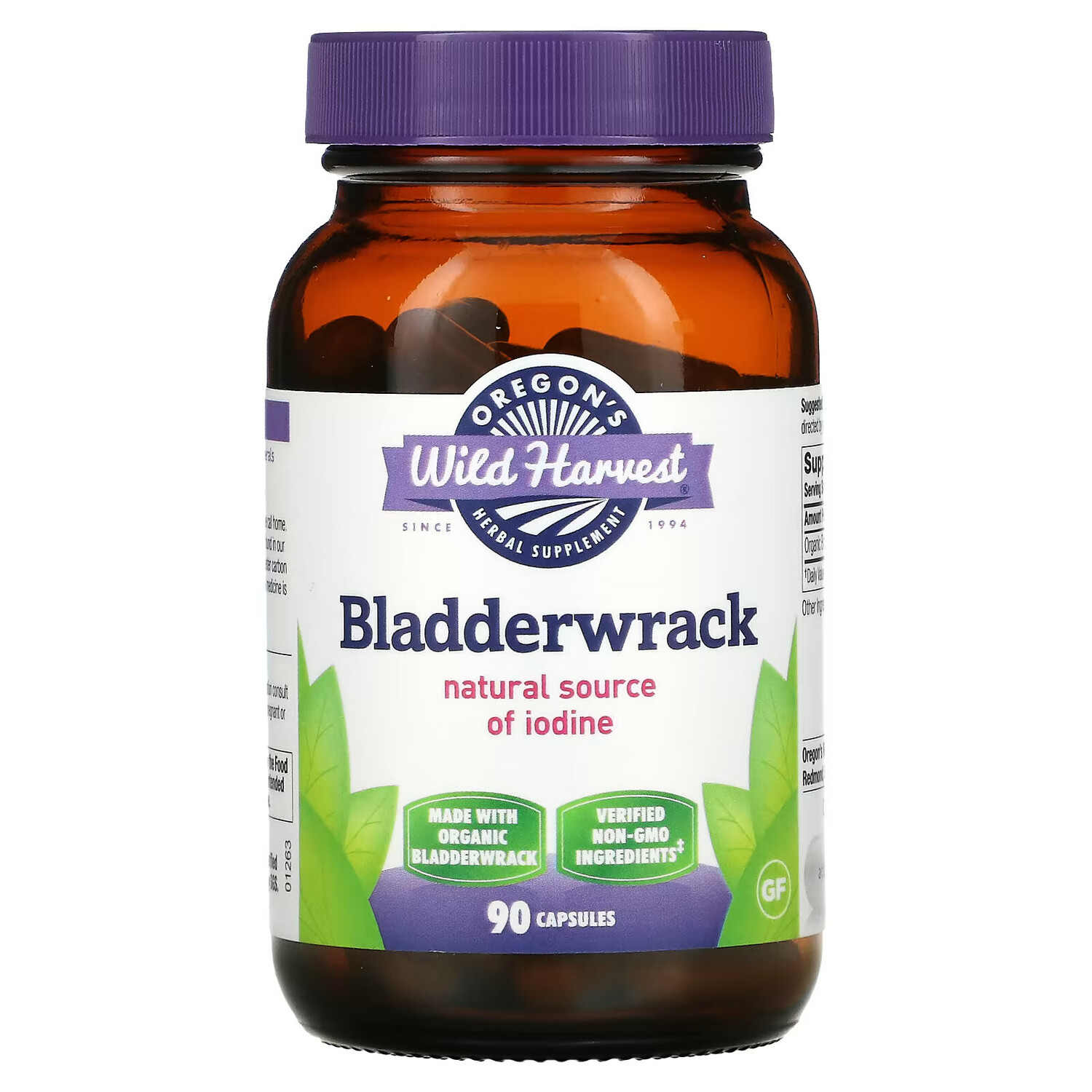 

Oregon's Wild Harvest, Bladderwrack, 90 капсул