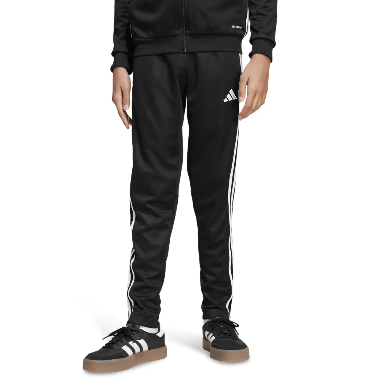 Мальчиковые тренировочные брюки Tiro 25 Essentials Adidas, черный/белый
