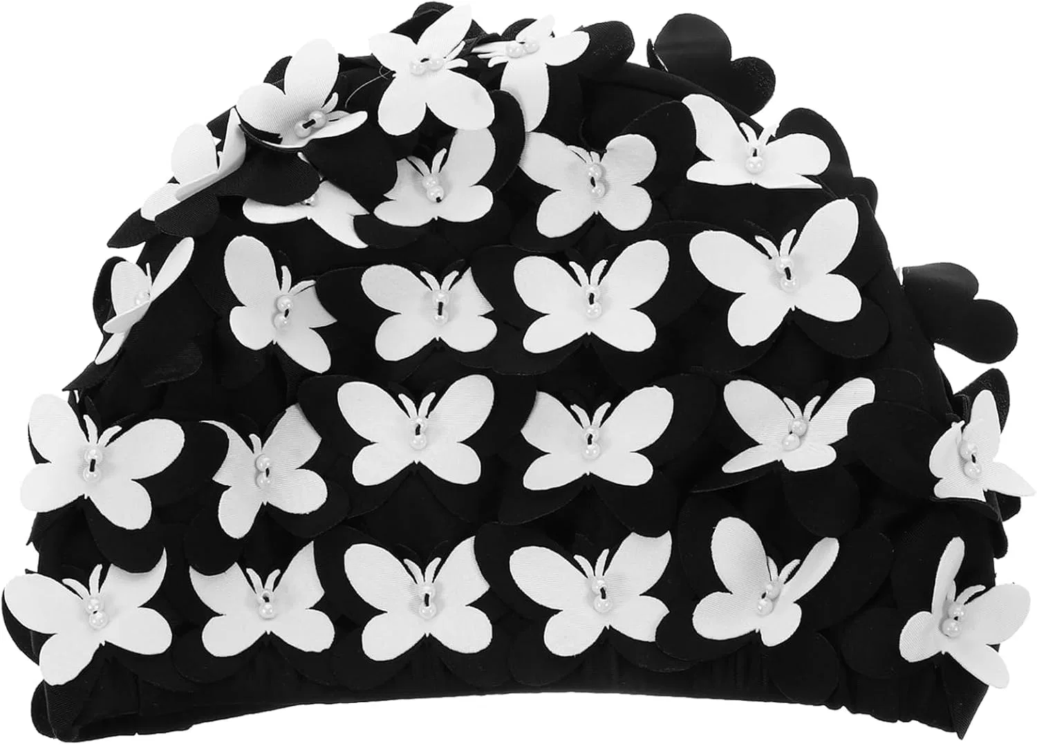 Шапочка для душа Hohopeti, Nylon, Butterfly, Black
