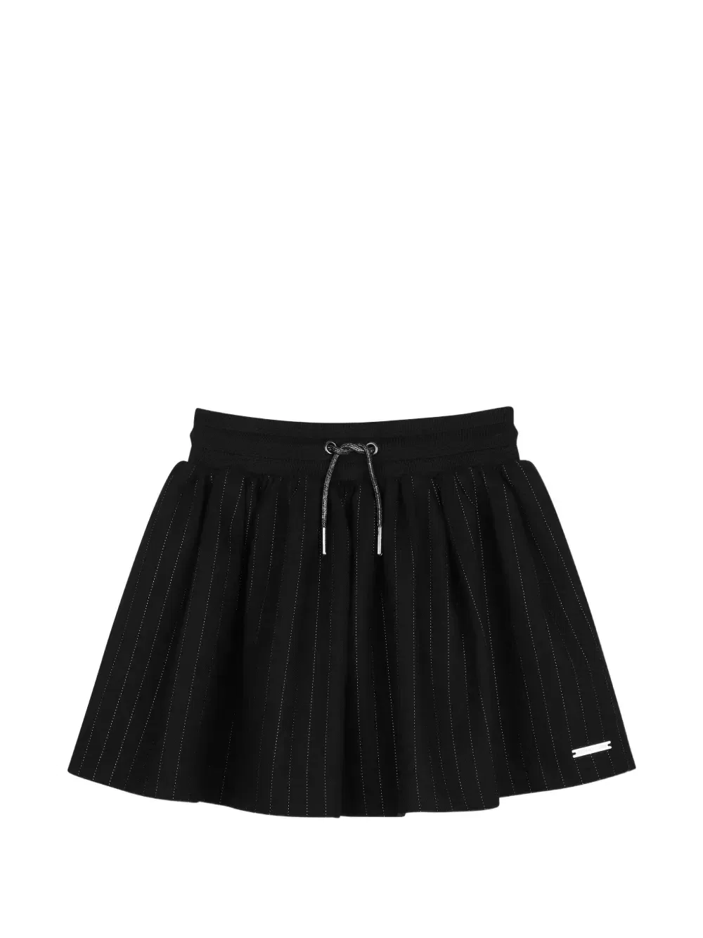 Юбка в тонкую полоску с кулиской Michael Kors Kids, черный