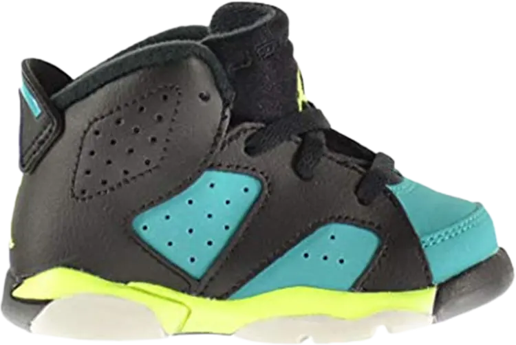 

Кроссовки Air Jordan 6 Retro TD Turbo Green, черный