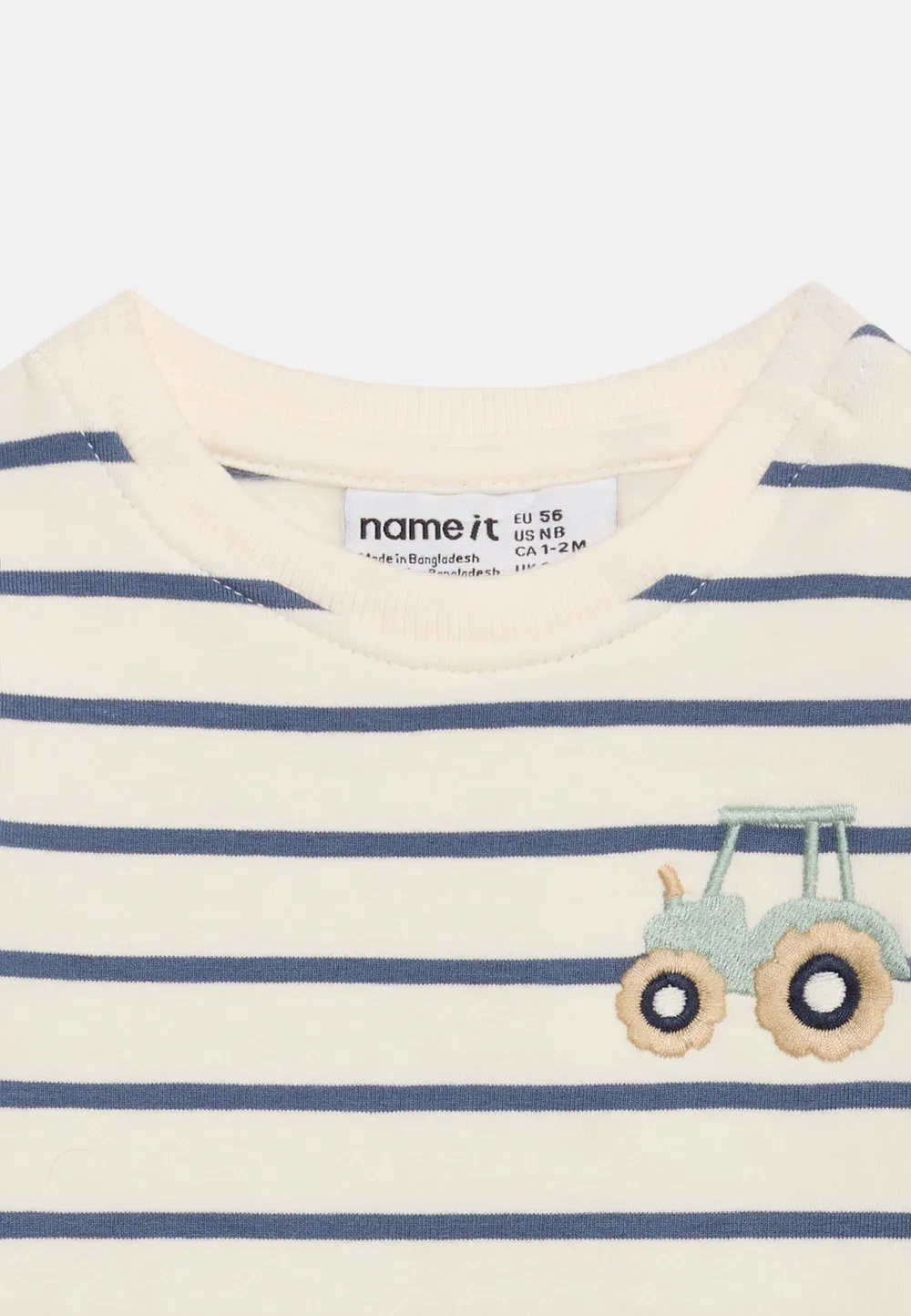 Nbmlarsbo - толстовка Name It, Antique White — фото 4