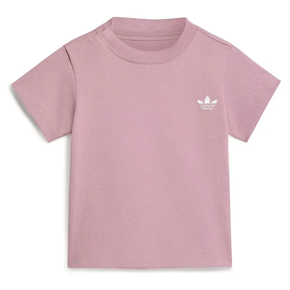 Комплект футболка и шорты Adidas Originals, розовый — фото 2
