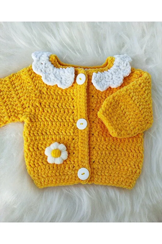 Детский кардиган из микрополиэстера Daisy Home, Yellow