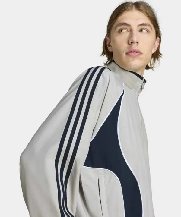 Тренировочная куртка Teamgeist Adicolor, Adidas, серый — фото 4
