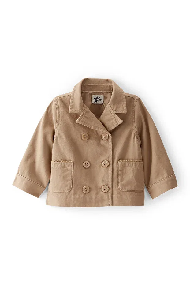 Коричневая куртка для девочки Oshkosh