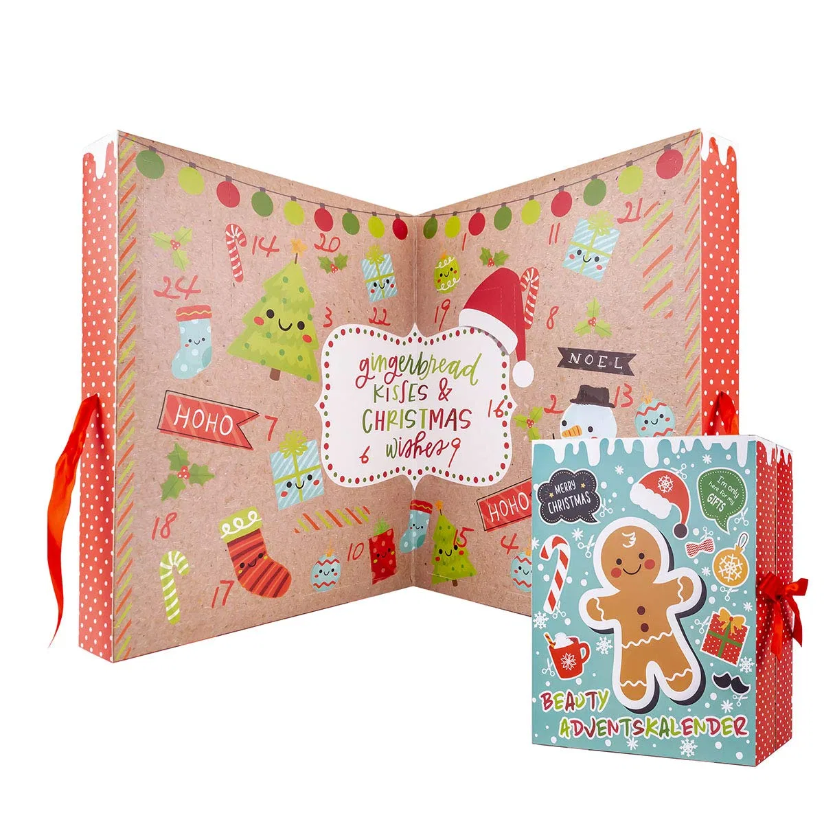 Адвент-календарь Beauty Advent Calendar accentra, 24 предмета, 1.2 кг, 25.5x10x32.5 см