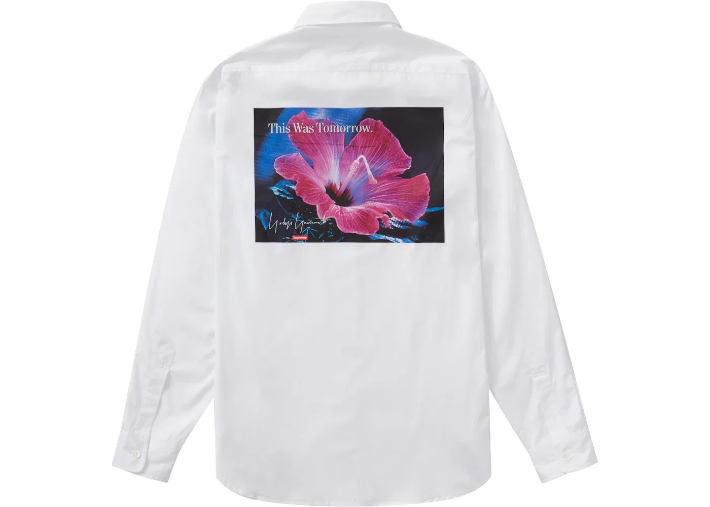 Мужская рубашка с длинным рукавом Supreme Yohji Yamamoto Shirt, White