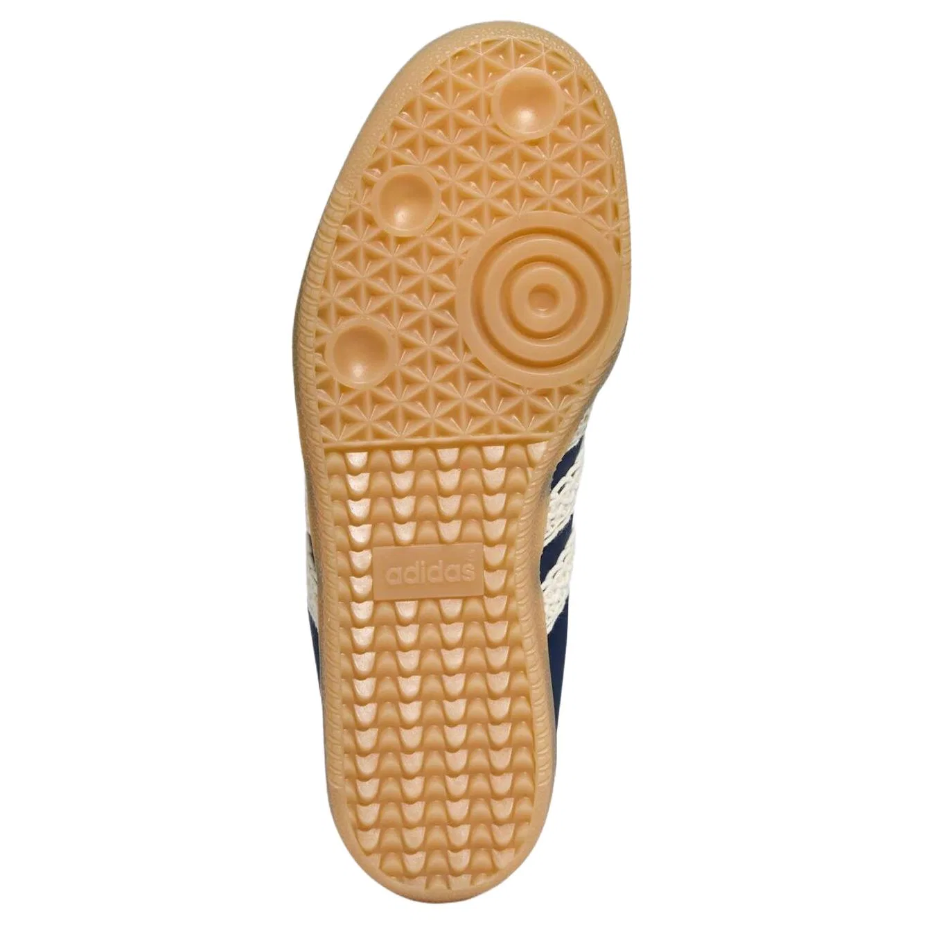 Детские закрытые тапочки Samba Midnight Indigo Adidas Originals, Midnight Indigo — фото 4