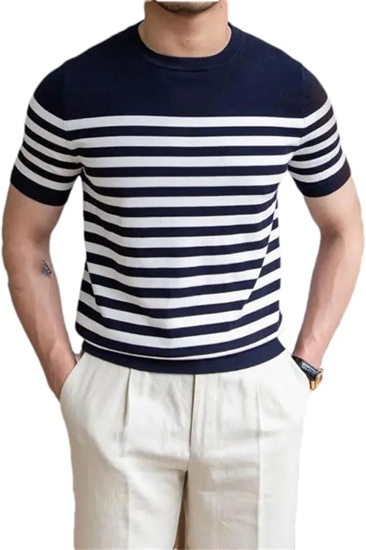 Мужская футболка с полосками Regular Fit, Picture 3