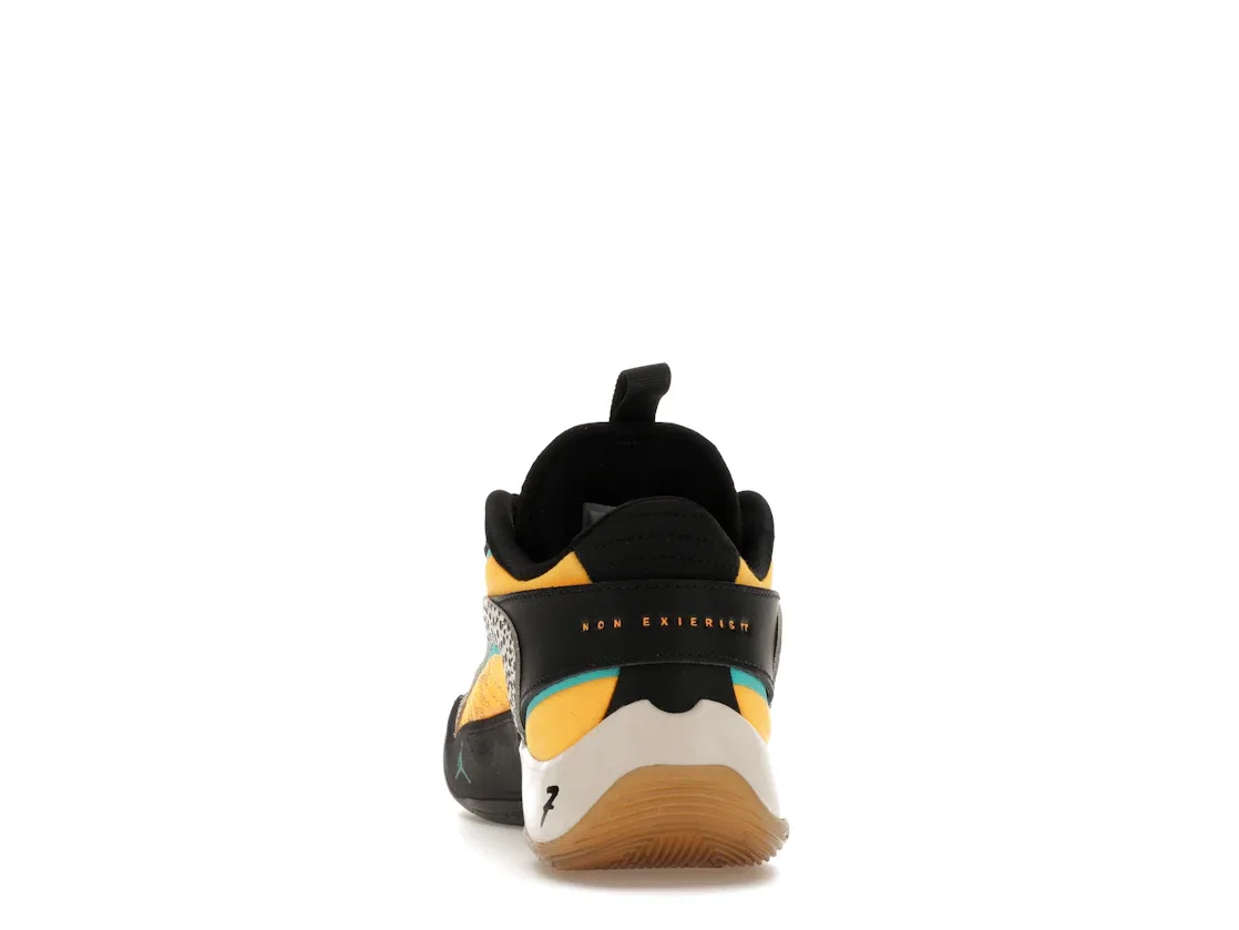 Детские кроссовки с сетчатым верхом Jordan Luka 2, Laser Orange/Hyper Jade/Black/Light Orewood Brown/Gum Light Brown — фото 4