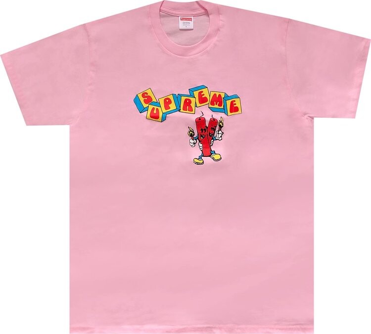 

Футболка Supreme Dynamite Tee 'Light Pink', розовый