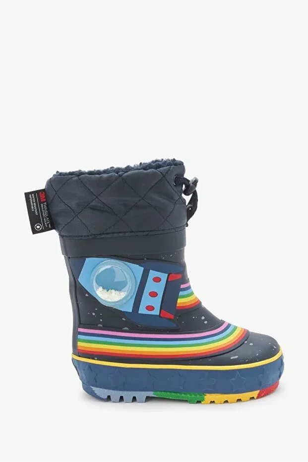 Детские ботинки для мальчиков утепленные Next Baby, Navy Blue
