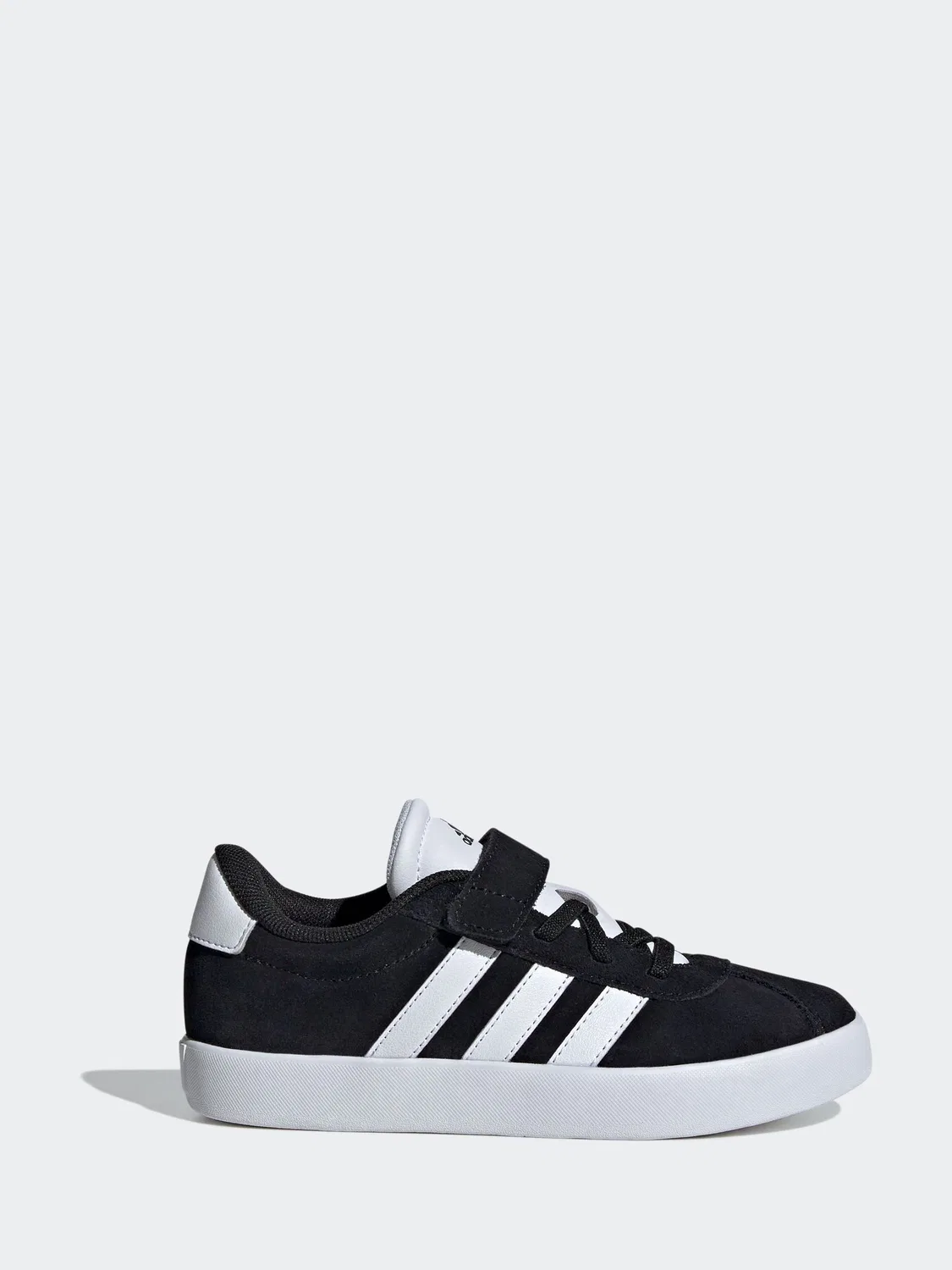 Кроссовки с ремешками на липучке, модель Vl Court 3.0 adidas, черный/белый