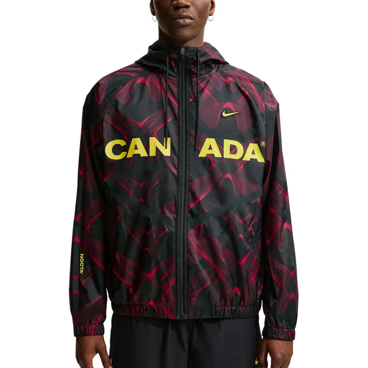 Куртка мужская зимняя Nike, Red Black