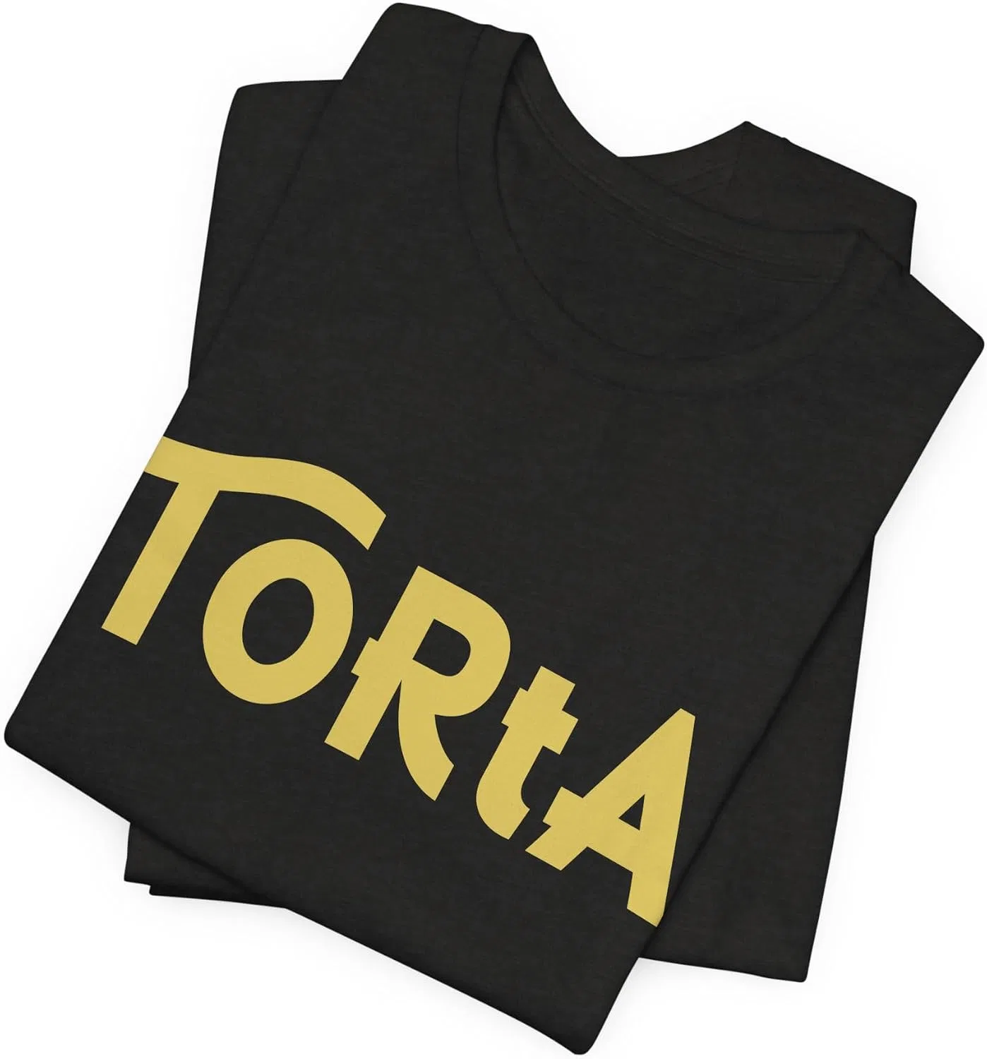 Женская футболка с принтом Torta Bella Canvas 3001, Black Heather — фото 2