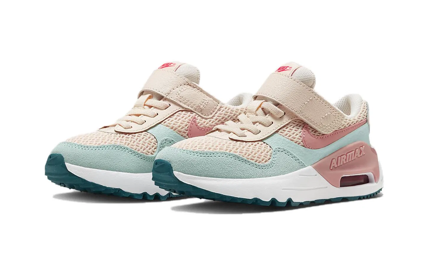 Детские кроссовки с амортизацией Air Max SYSTM Guava Ice Jade Ice Nike, Guava Ice Jade Ice — фото 4